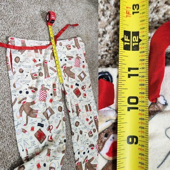 Nick & Nora How to Sew A Sock Monkey Pajamas Y2k Size XXL Plus Size - Picture 14 of 16